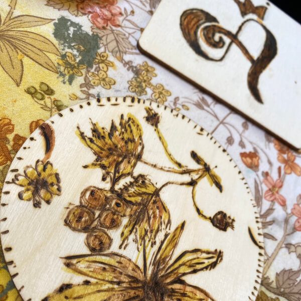 Pyrography, Wood Burning Workshop, Slough, photographed by Artful Hub