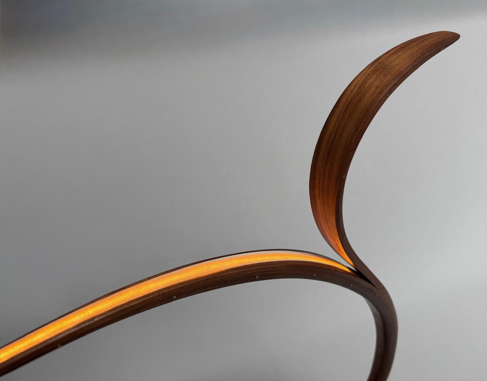 Veneer Laminations: Making a Sculptural Lamp, photographed by Marc Fish