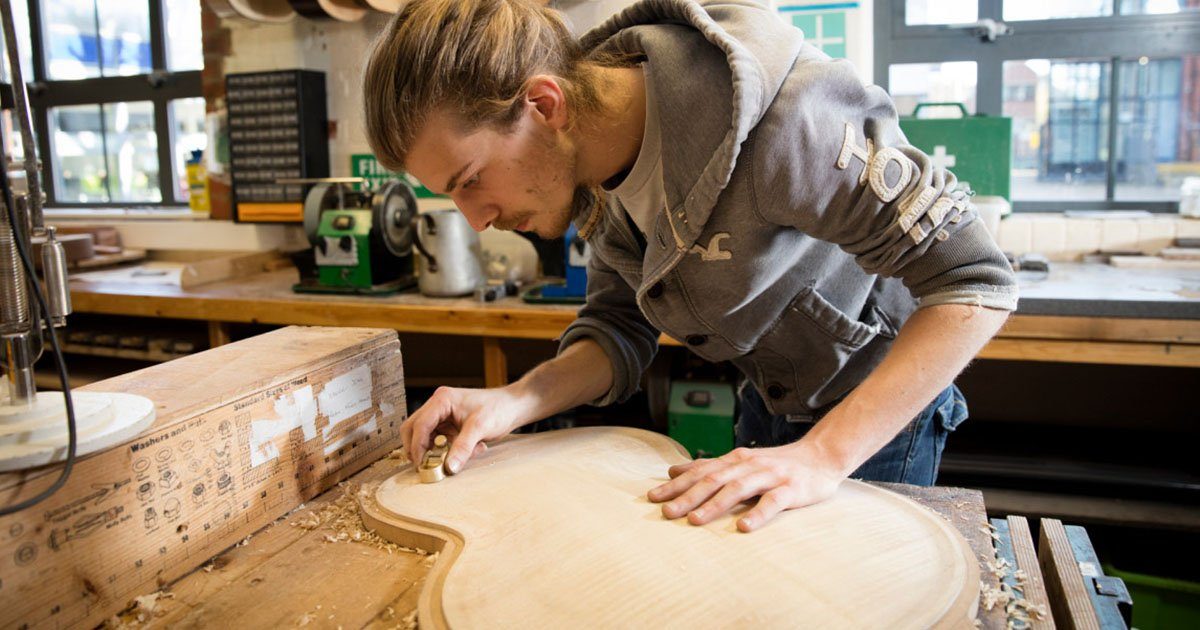 Introduction to Guitar Making, photographed by Musical Instrument Crafts