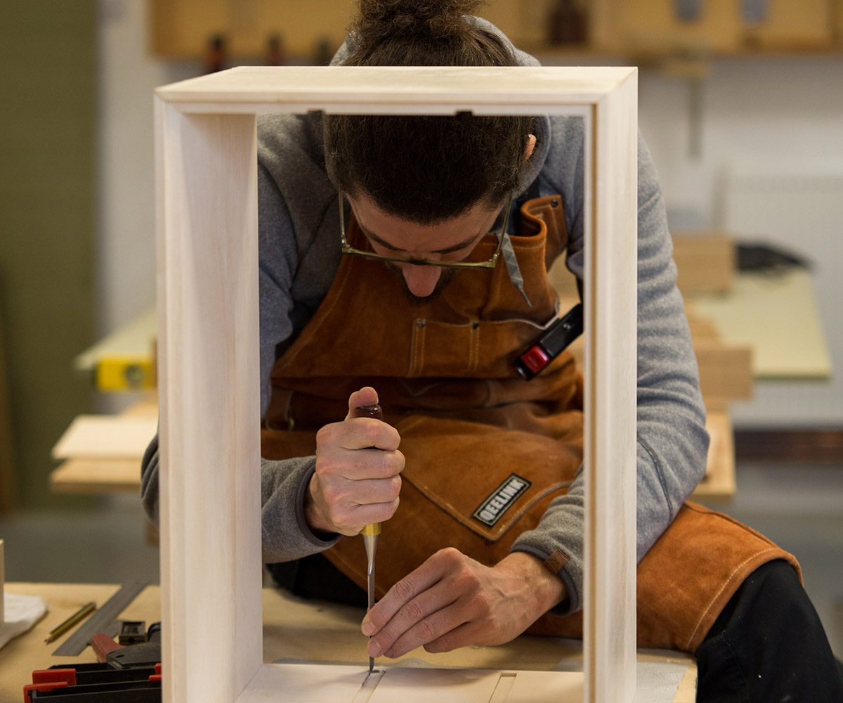 12-week Fine Furniture Making Course, photographed by Watersandacland