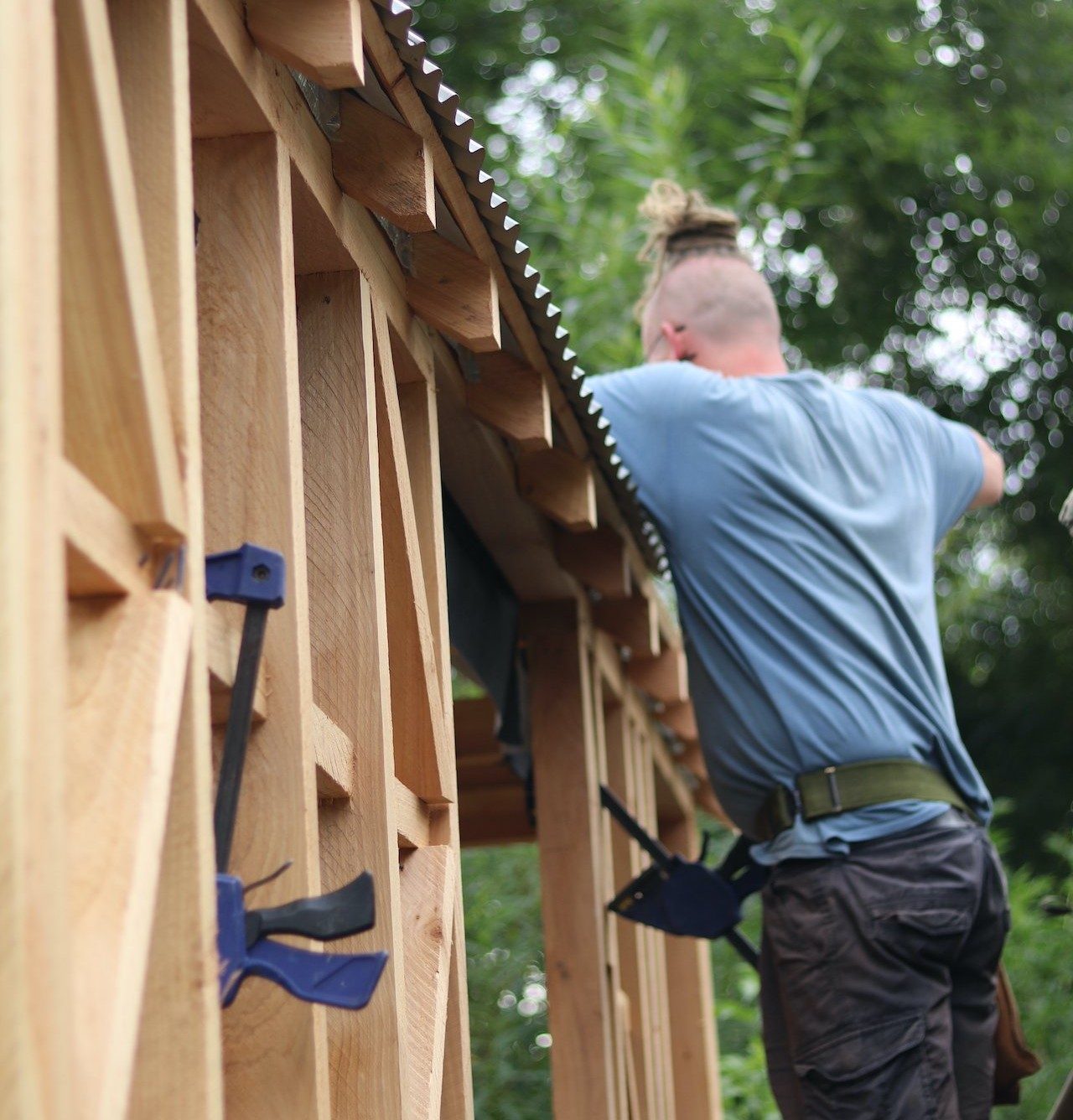 Design & Build a Tiny Home, photographed by Blackmountainscollege