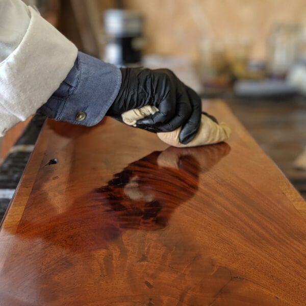Beginners' French Polishing and Woodcare Class, photographed by OP Woodcraft