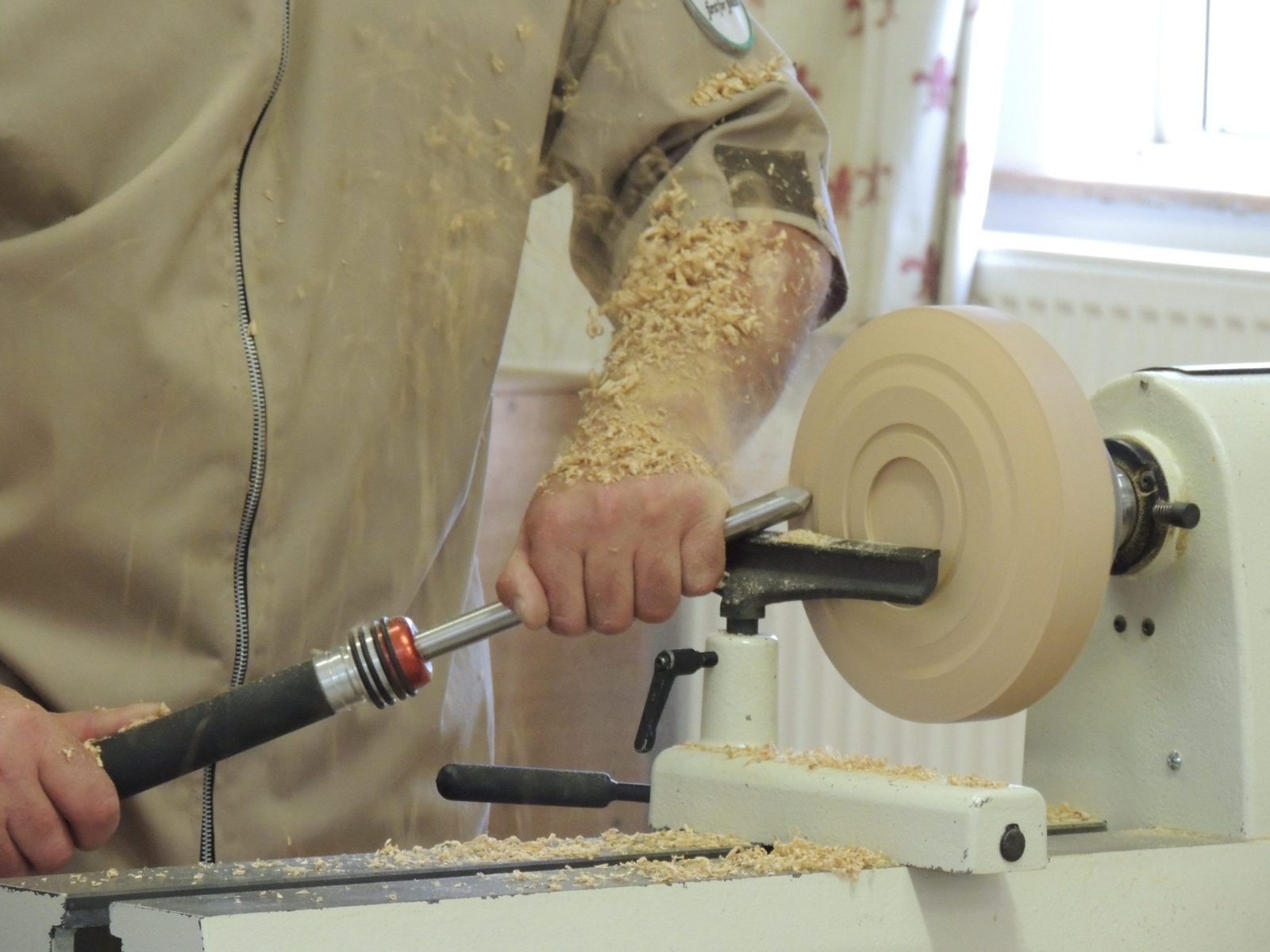 1/2 Day Beginners Woodturning Course, photographed by Stephen Kearvell
