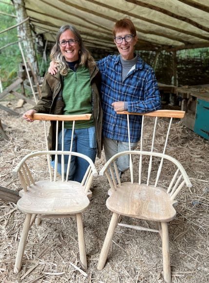 Windsor Chair making, photographed by Greenwood Days