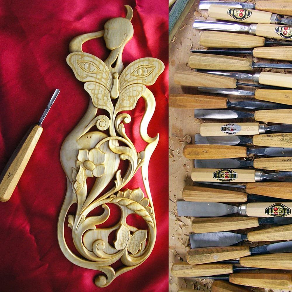 Woodcarving 1 Week Introductory Course, photographed by Woodcarving Art