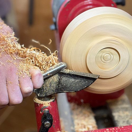 1-person half-day Woodturning Experience, photographed by Simon Taggart