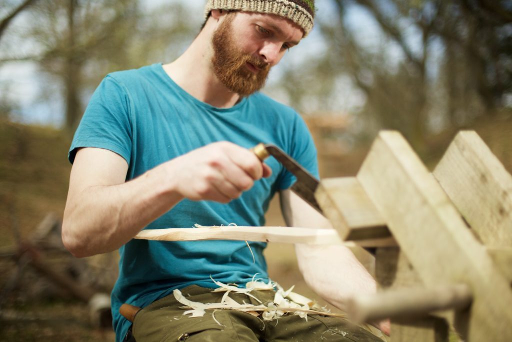 Private wood carving courses, photographed by Wooden Tom