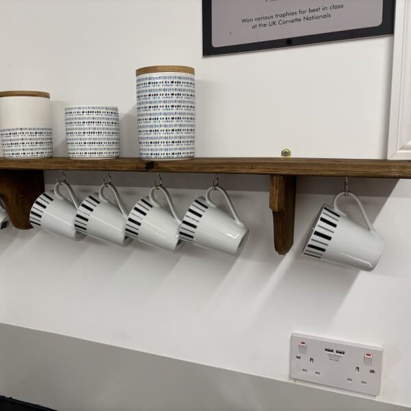Build a Wall Shelf Class, photographed by Great British Woodshop