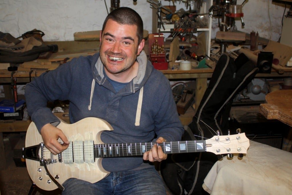 Build Your Own Guitar, Electric or bass, photographed by Guitar Making