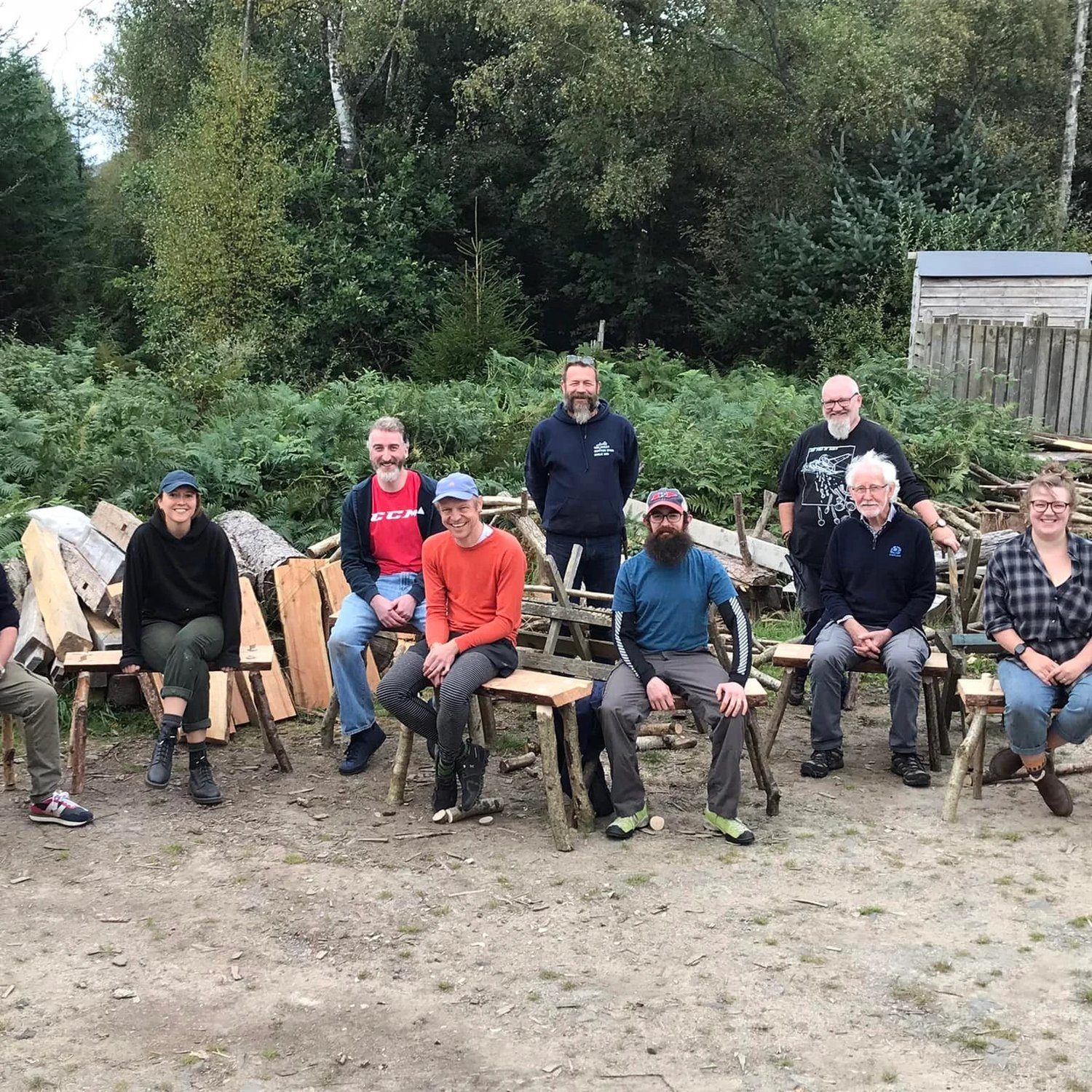 Make your own Garden Bench, photographed by Green Aspirations Scotland CIC