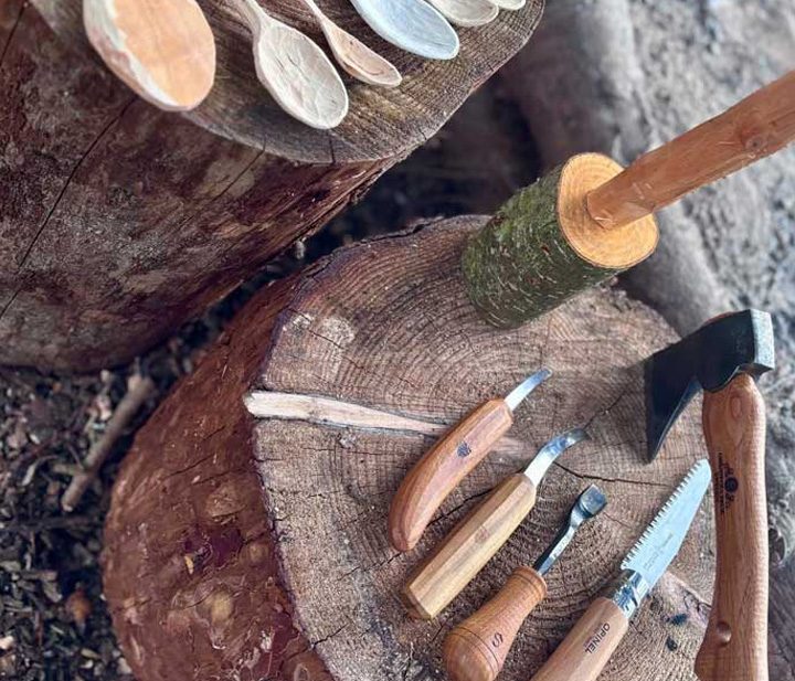 Spoon Carving Workshop, photographed by Northern Woodcraft