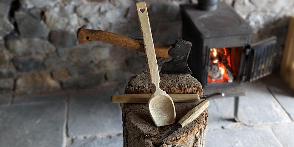 Spoon Carving, photographed by Axe & Paddle Bushcraft