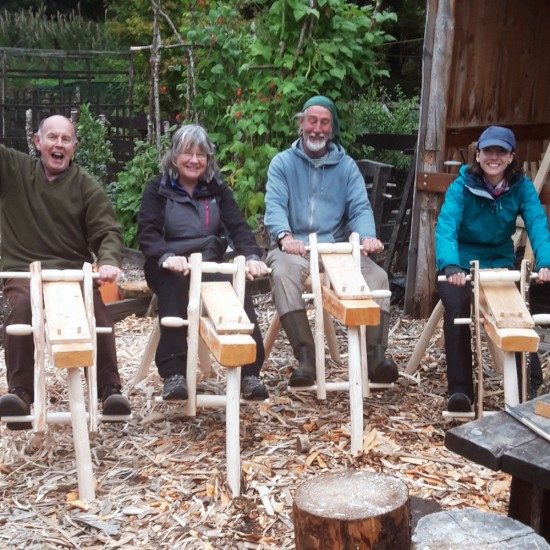 Shave Horse Workshop (2 day course), photographed by Gedwood