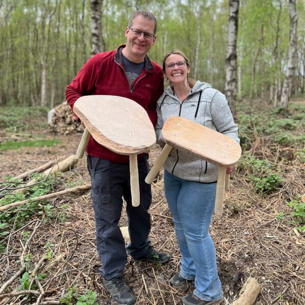Stool Making Class, photographed by Greenwood Days